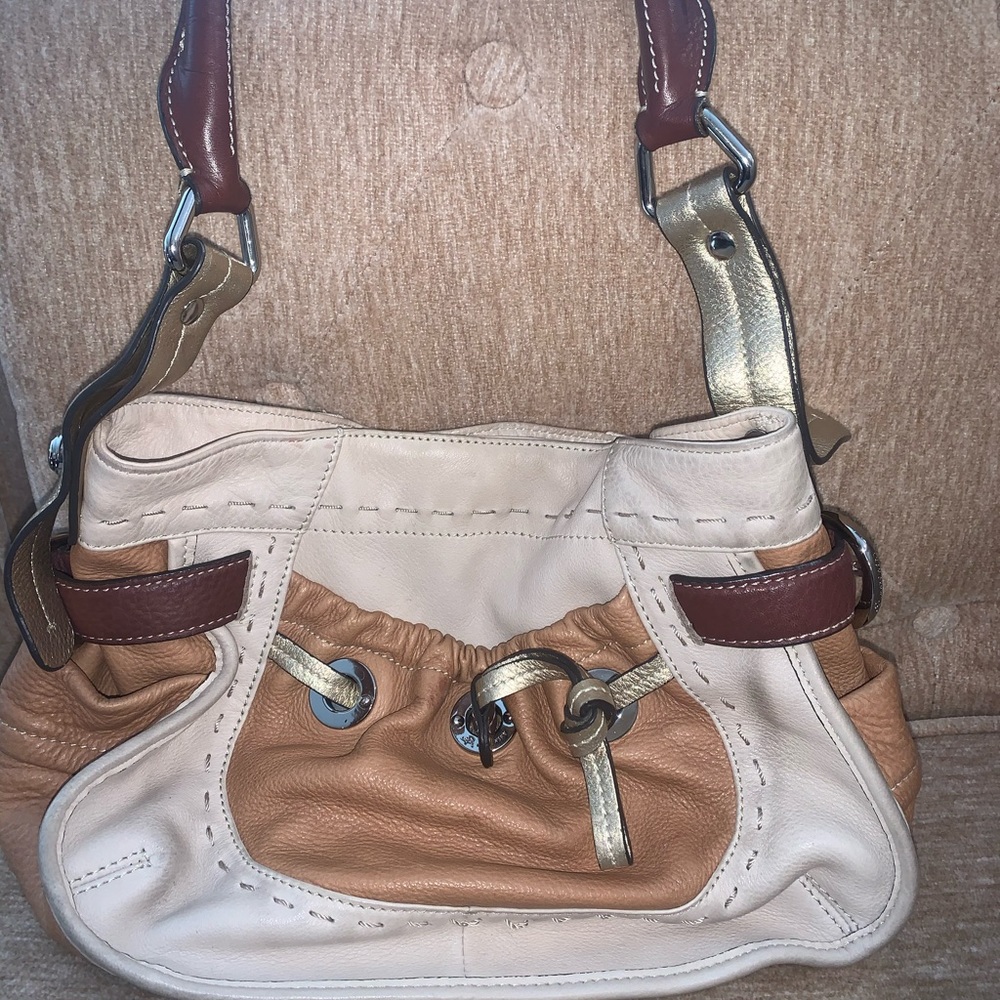 B. Makowski Vintage Leather Handbag